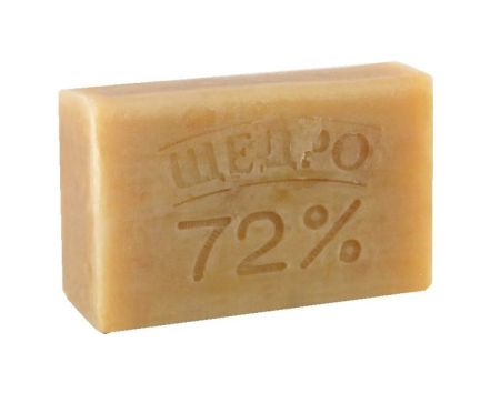 Мыло хозяйственное 200г 72% Щедро 48шт/уп