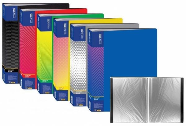 Дисплей-книга А4 100 файлов Economix E30610 6/24шт/уп
