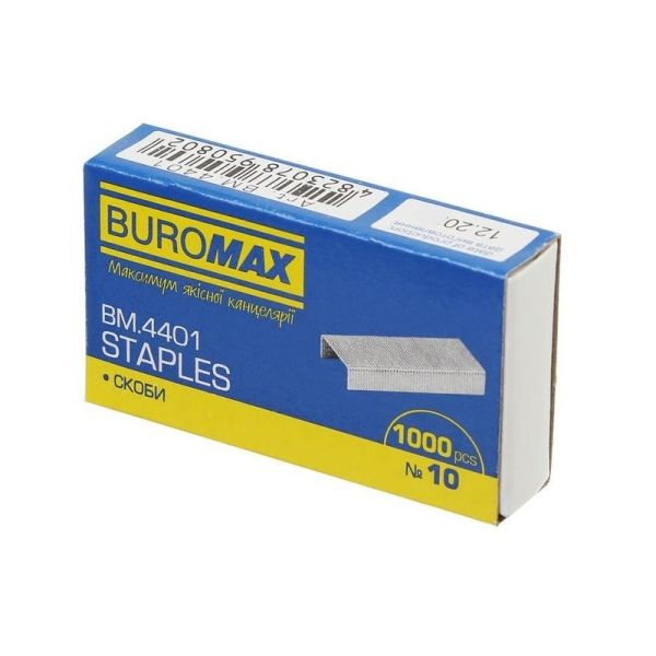 Скобы №10 10л 1000шт ВМ.4401 JOBMAX 10/1000шт/уп