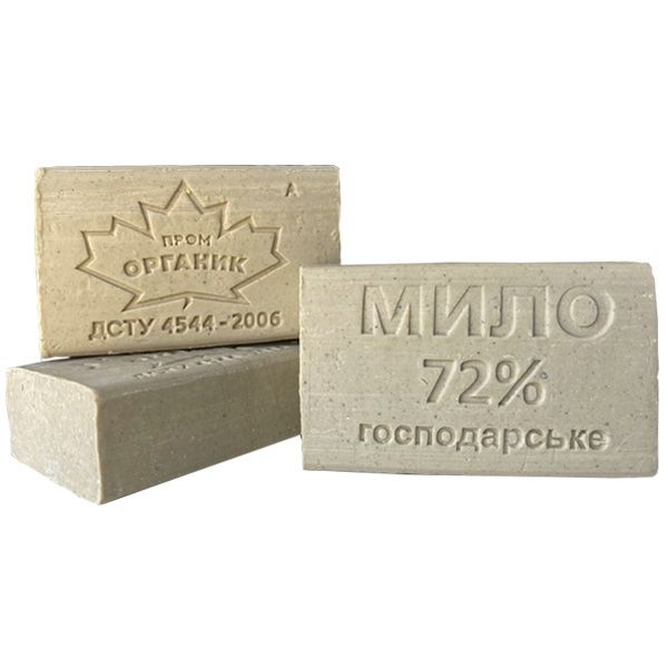 Мило господарське 200г 72% Армійське 60шт/уп