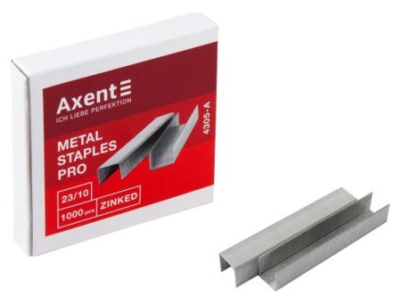 Скобы №23/10  70л 1000шт Axent 4305-a 20/200шт/уп
