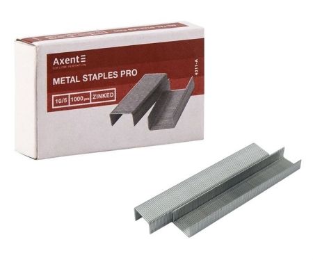 Скобы №10 20л 1000шт Axent 4311-a 20/1000шт/уп