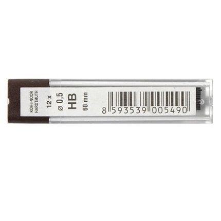 Стержень для карандаша 0,5мм HB K-I-N 4152 12шт/уп