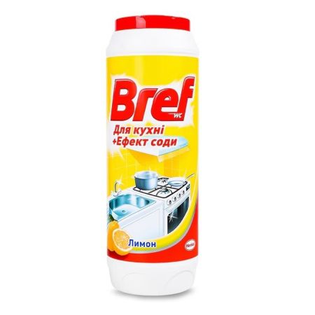 Чистящее средство Bref  эффект соды лимон 500г 20шт/уп