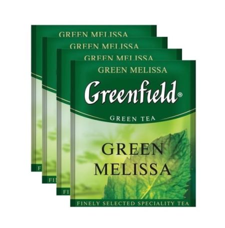 Чай зелений Greenfield Green Melissa 100пак х 2г