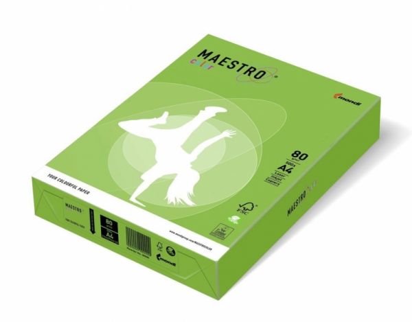 Бумага цветная  А4 80 г/м 500л  Maestro Color Intensive MA42 Spring Green зеленый
