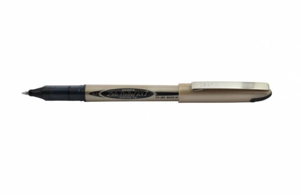 Ручка капілярна ролер Zebra Zeb АX 7 BK 0,7мм чорна 5418