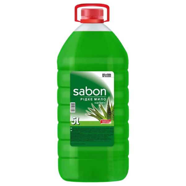 Мыло жидкое 5л Sabon Алое 4шт/уп
