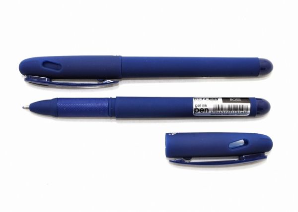 Ручка гелевая с грипом Boss Economix E11914-02 синяя 12/144шт/уп
