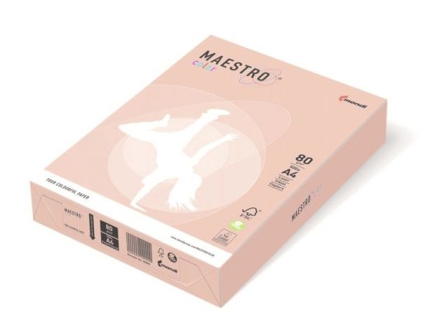 Бумага цветная  А4 80 г/м 500л  Maestro Color Pastell SA24 Salmon лосось