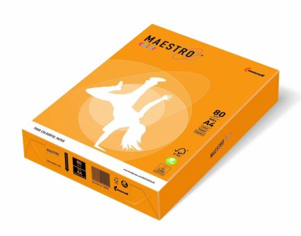 Бумага цветная  А4 80 г/м 500л  Maestro Color Trend AG10 Old Gold  старое золото