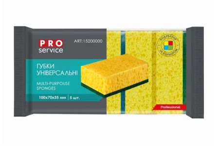 Губка кухонная 5шт PRO Professional крупнопористая 30шт/уп 15200000