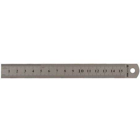 Линейка 15см стальная BM.5810-15 24шт/уп