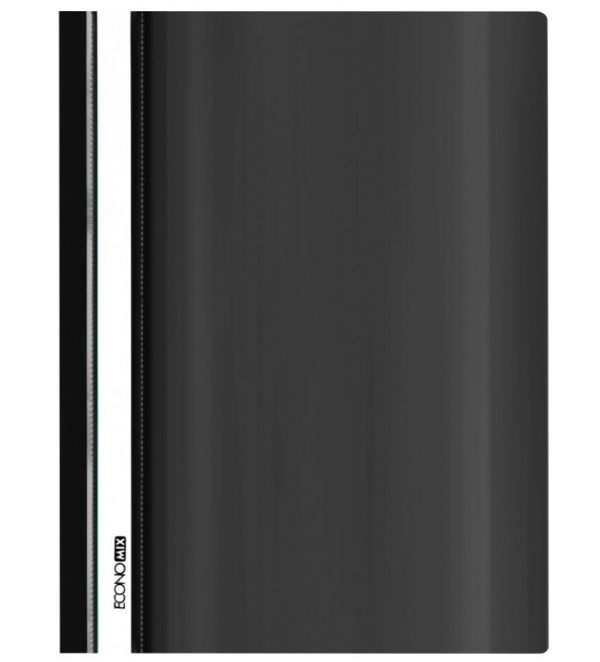 Скоросшиватель пластиковый А4 Economix E31511-01 черный 10/300шт/уп