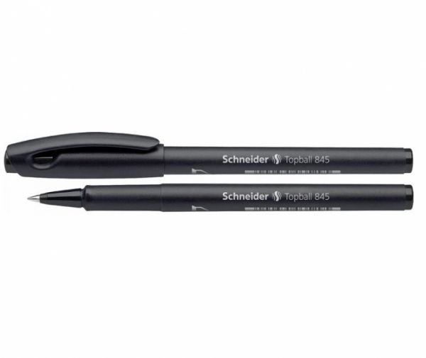 Ручка капілярна ролер Schneider Topball 845 0,3мм чорна S184501 10шт/уп