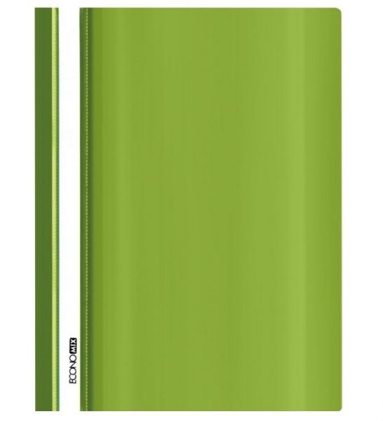 Скоросшиватель пластиковый А4 Economix E31511-13 салатовый 10/300шт/уп