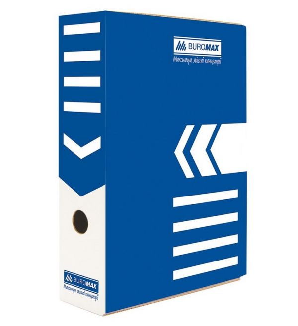 Бокс для архивации документов 255х80х355 цветной BM.3260-02 20шт/уп