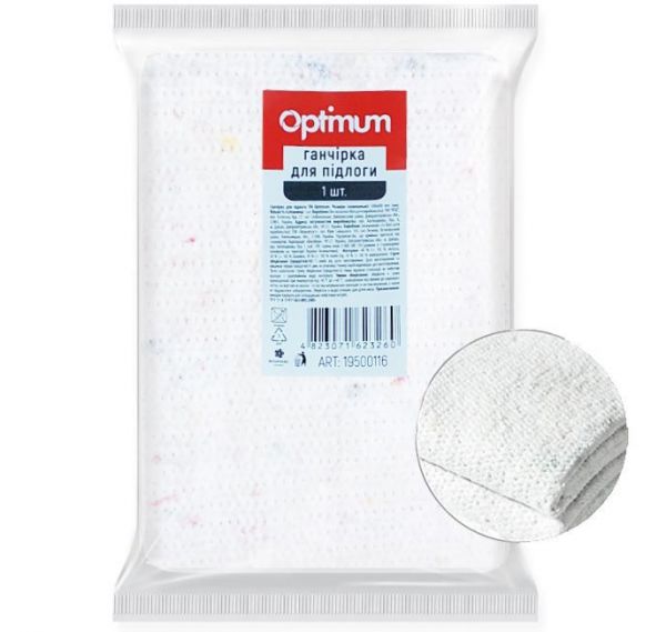 Тряпка для пола 50х60см 1шт OPTIMUM 36шт/уп 19500116