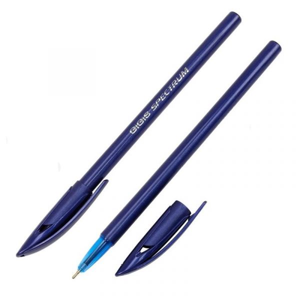Ручка шариковая Unimax Spectrum 100-02 синяя 12/120шт/уп 36577