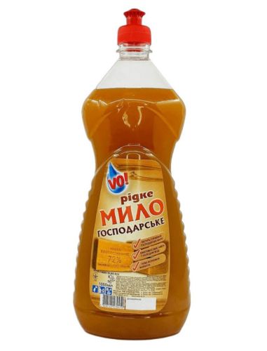 Мыло хозяйственное жидкое 72% 1л 12шт/уп