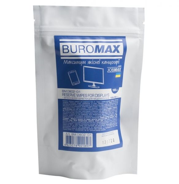 Салфетки Jobmax Refill TFT/PDA/LCD 100шт BM.0802-01 20шт/уп
