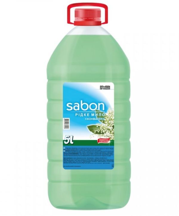 Мыло жидкое 5л Sabon Ландыш 4шт/уп