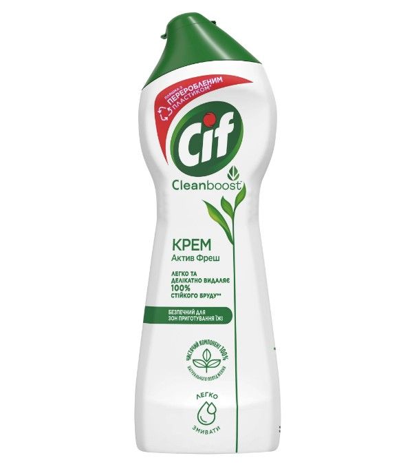 Чистящее средство CIF Active Fresh крем 250г 24шт/уп