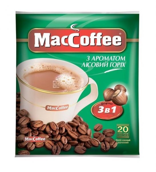 Кава розчинна Maccoffee 3 в 1 Original 25шт/уп купити в Києві