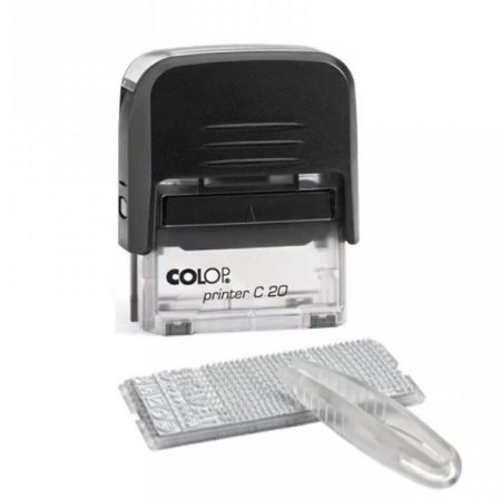 Штамп самонаборной Colop Printer 20/1-Set 4 строки 1касса 2,5мм+3,5мм