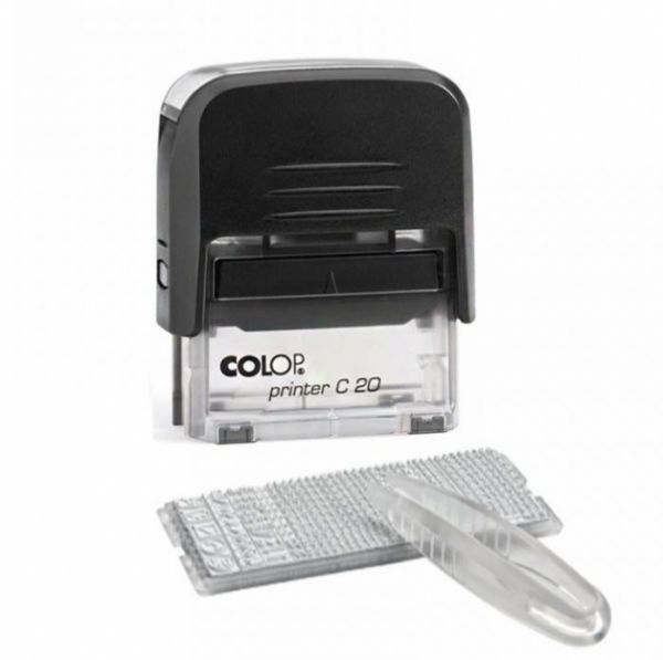 Штамп самонаборной Colop Printer 20/1-Set 4 строки 1касса 2,5мм+3,5мм