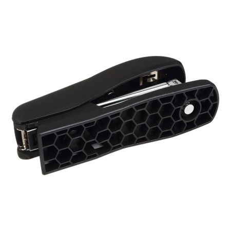 Степлер №24/6 26/6 20л 65мм пластиковый Rubber Touch BM.4202-01 черный 12/216шт/уп