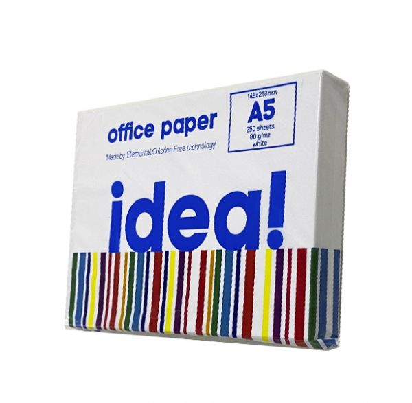 Бумага А5 250л  idea!  (Ukraine)  80 г/м.кв. 20 пач/ящ.