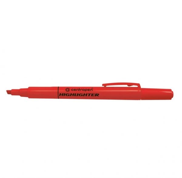 Маркер текстовий Centropen Fax 8722/02 червоний 10шт/уп