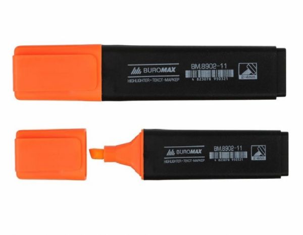 Маркер текстовий BM.8902-11 помаранчевий 12шт/уп