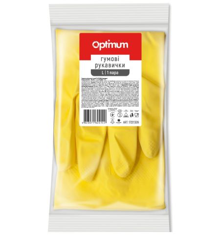 Перчатки универсальные L 1пара PRO OPTIMUM 100шт/уп 17201309