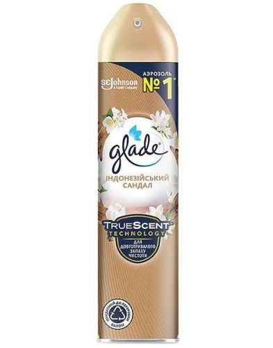 Освежитель воздуха 300мл Glade Индонезийский сандал 12шт/уп
