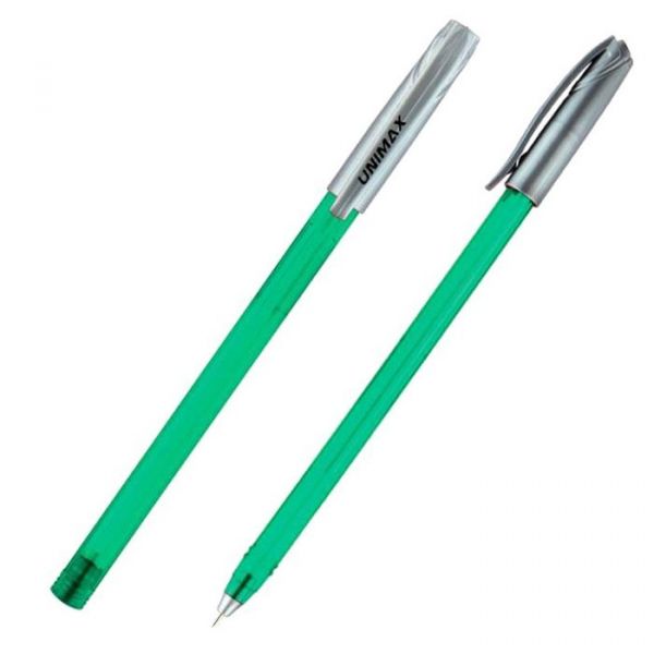 Ручка шариковая Unimax Style G7 103-04 зеленая 50шт/уп 36586