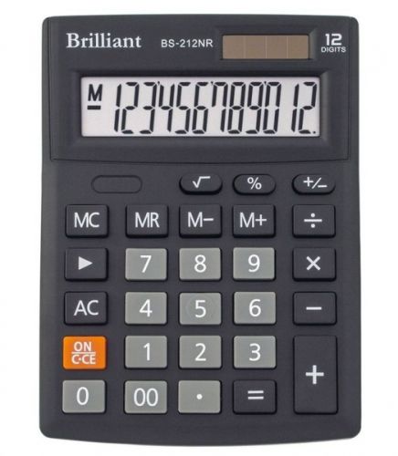 Калькулятор BRILLIANT BS-212NR 12р 103х137х31мм 40/80шт/уп