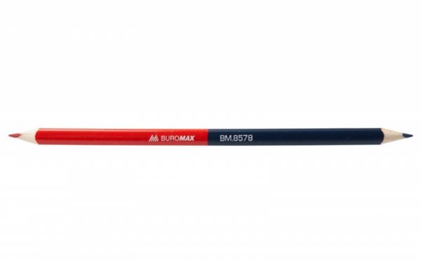 Карандаш графитный RED+BLUE BM.8578 12/144шт/уп