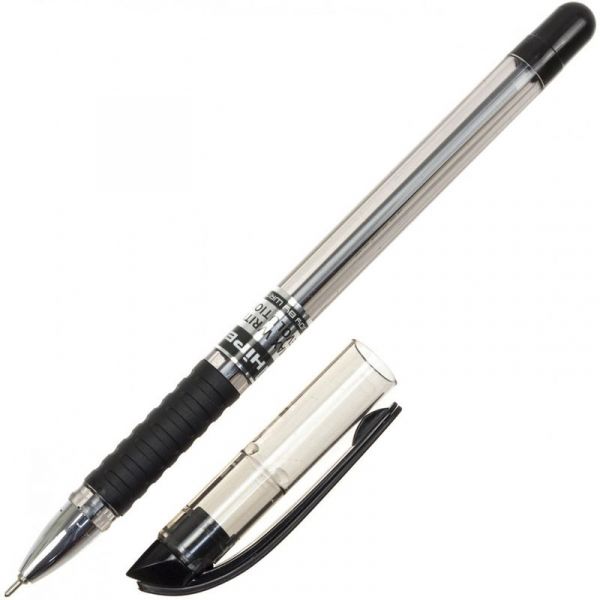 Ручка масляна Hiper Max Writer Evolution HO-335-ES чорна 10шт/уп