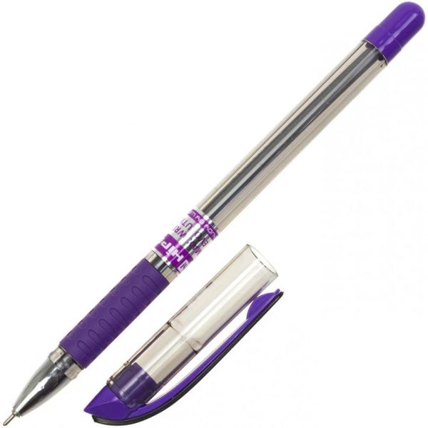 Ручка масляна Hiper Max Writer Evolution HO-335-ES фіолетова 10шт/уп