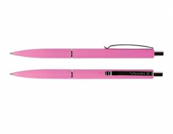 Ручка шариковая автоматическая Sсhneider К15 930809 корпус розовый, синяя 50шт/уп