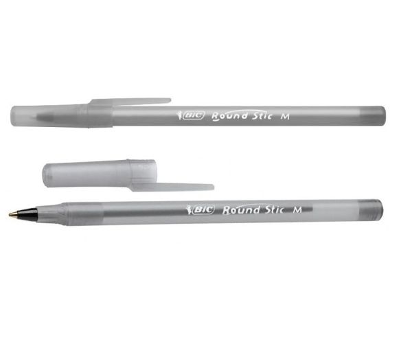 Ручка кулькова BIC Раунд Стик чорна 920568 60шт/уп
