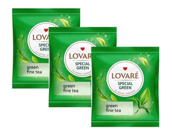 Чай зеленый Lovare Special Green 50пак х 1,5г