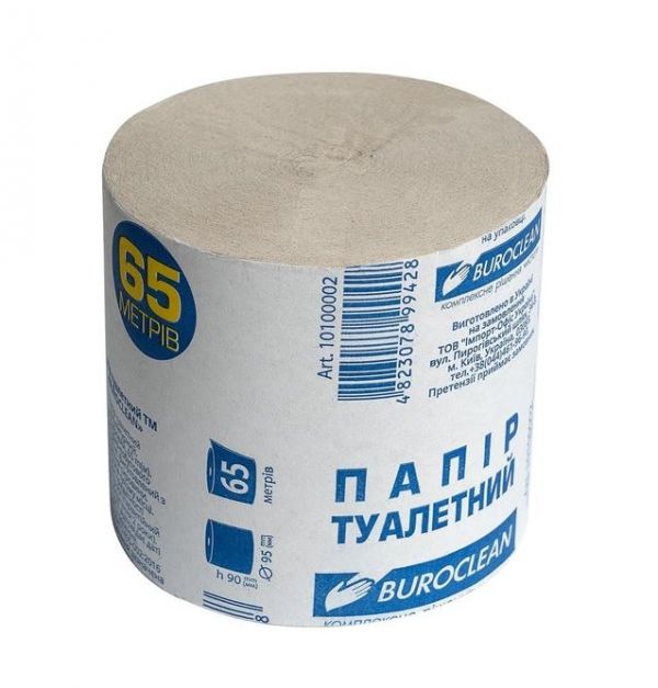Туалетний папір сірий BUROCLEAN 48шт/уп 10100002