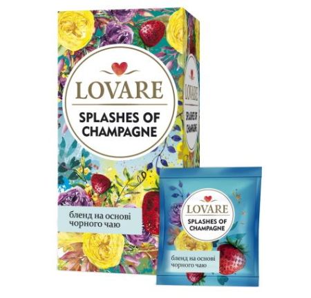 Чай черный Lovare Splashes of champagne 24пак х 2г