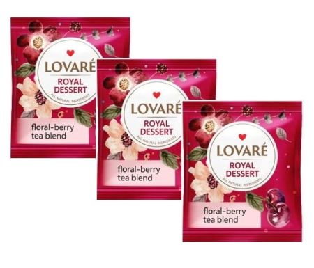 Чай фруктовый Lovare Royal Dessert 50пак х 1,5г