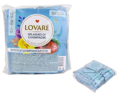 Чай черный Lovare Splashes of champagne 50пак х 2г