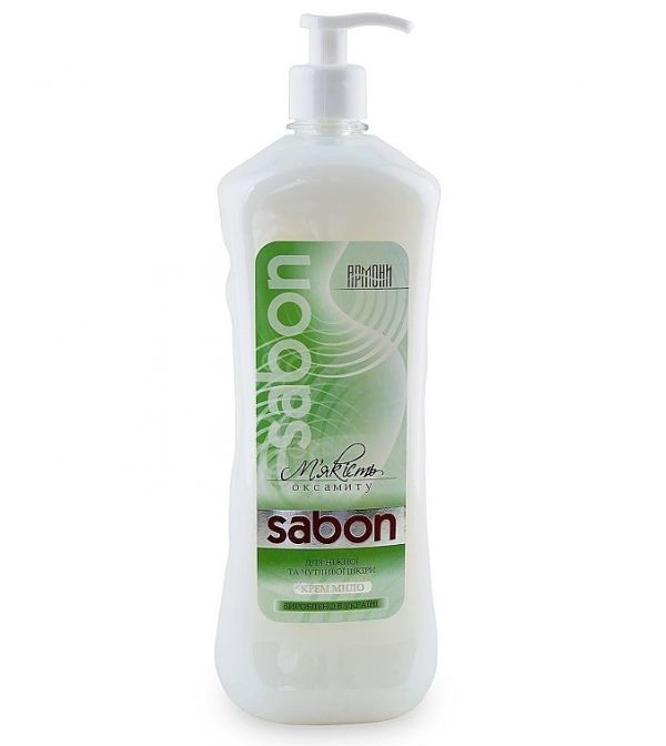 Мыло жидкое 1л Sabon крем с дозатором 16шт/уп