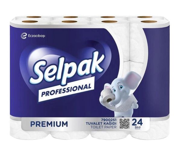 Туалетний папір білий 3 шари 24 шт Selpak Professional Premium 32761823 3уп/ящ